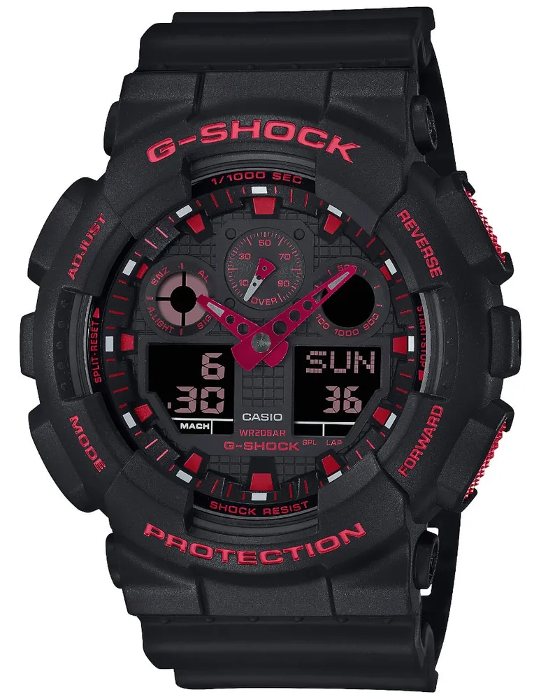 Reloj Casio G-shock Ga-100 para hombre Ga-100bnr-1acr