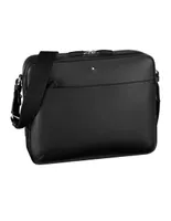 Bolso mensajero Montblanc piel negro