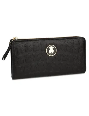 Cartera texturizada Tous Kiara Sherton negro