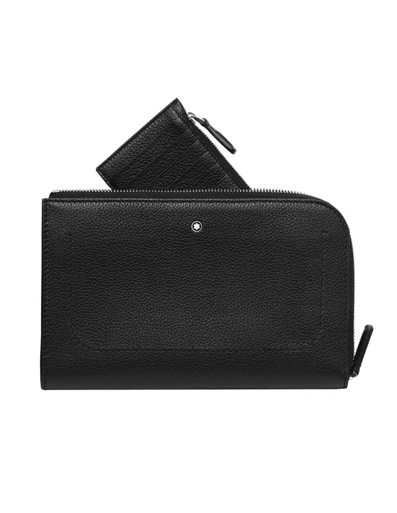 Bolso Montblanc Meisterstück Soft Grain piel cierre negro