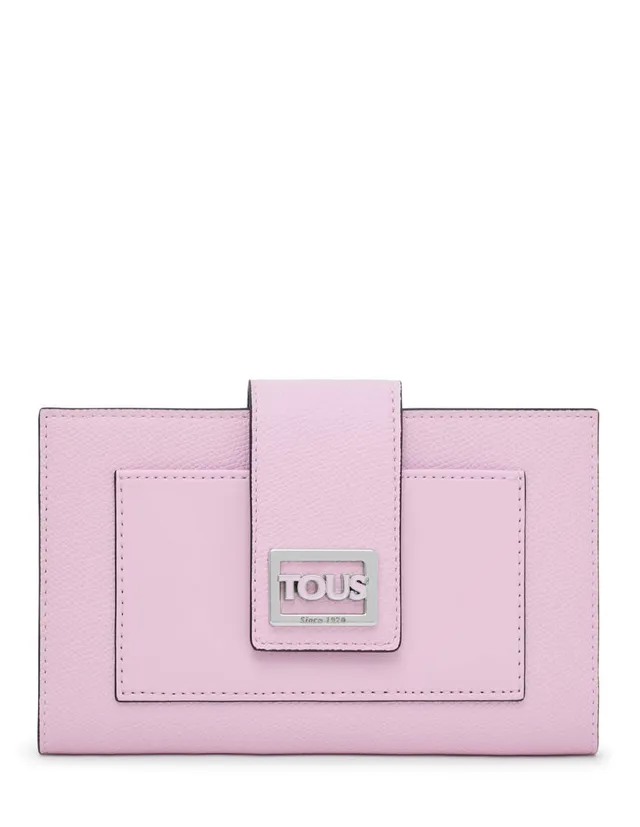 Monedero Flap pequeño rosa TOUS Funny