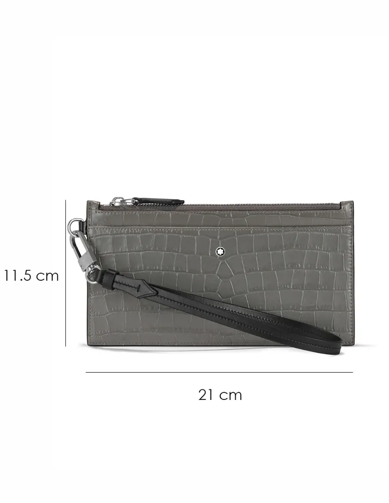 Bolsa wristlet Montblanc Meisterstück Selection de piel para mujer