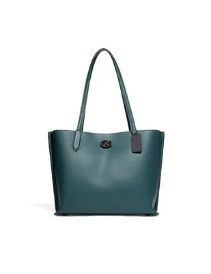 Bolsa tote Coach Willow de piel para mujer