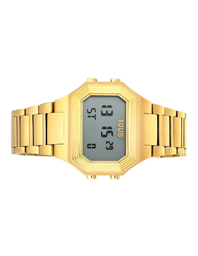  TOUS Reloj digital de acero D-Bear, Oro, Pulsera : Ropa,  Zapatos y Joyería