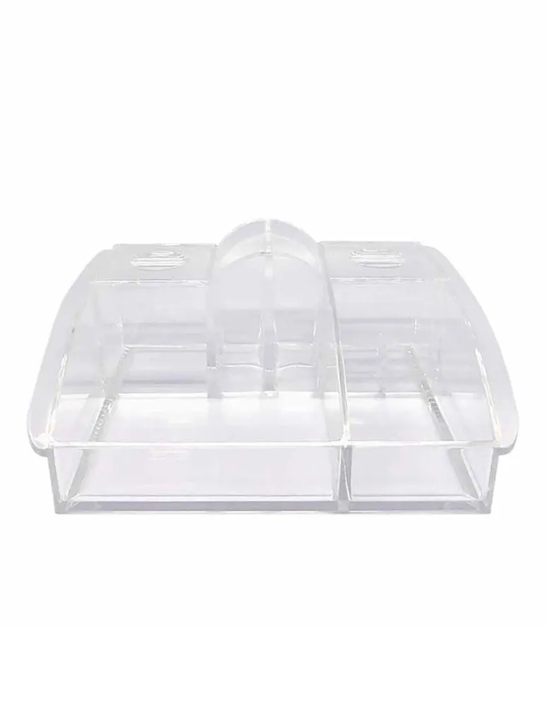 ORGANIZADOR LIMPIEZA BLANCO C/4 DIVISIONES