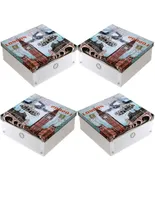 Set de 4 cajas Tutti Home rectangular