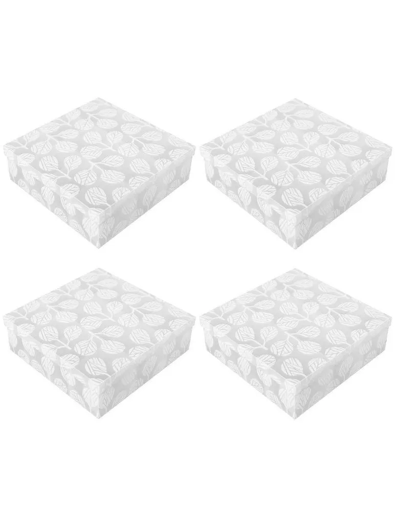 Set de 4 cajas Tutti Home cuadrada