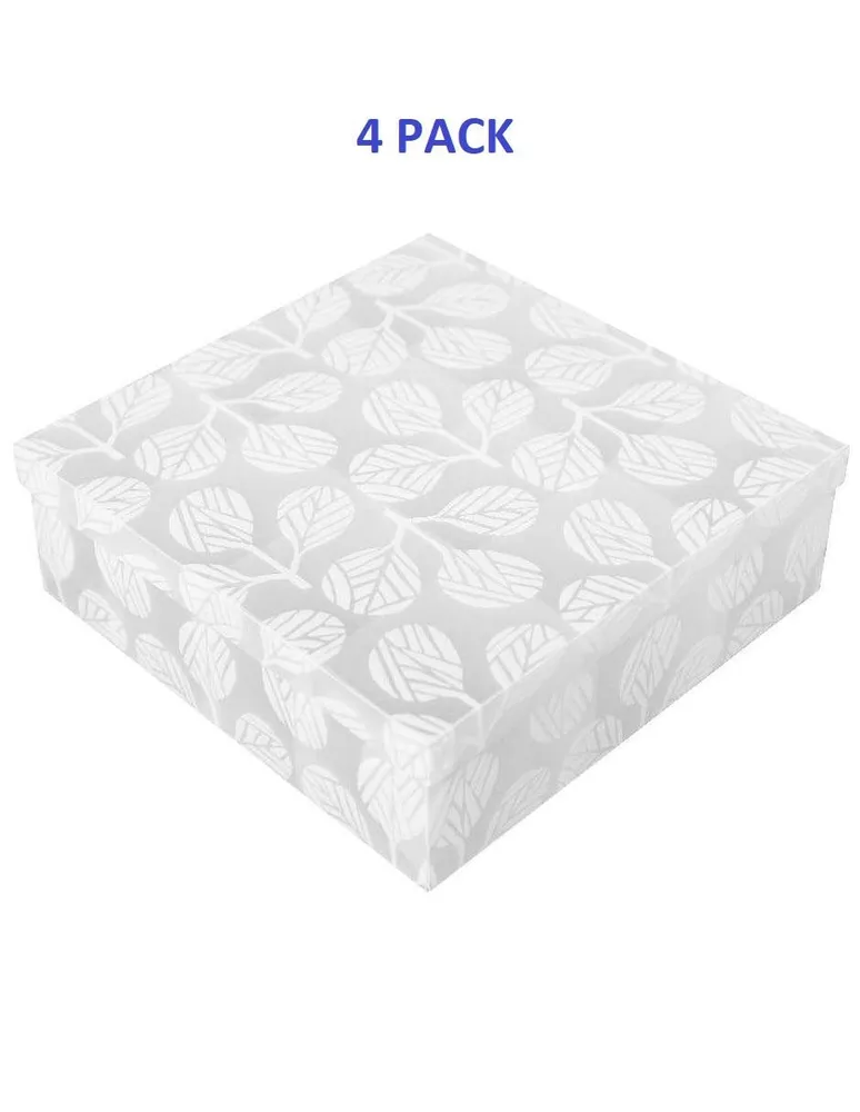 Set de 4 cajas Tutti Home cuadrada