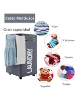 Cesto de ropa Kecompras poliéster