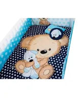 Juego de cuna Chiquimundo Blue Teddy