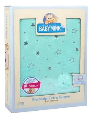 Frazada térmica tejido de punto Baby Mink para bebé unisex