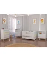 Cómoda con cambiador Wilhem Muebles Wilhem de melamina