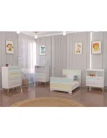 Cómoda con cambiador Wilhem Muebles Wilhem de melamina