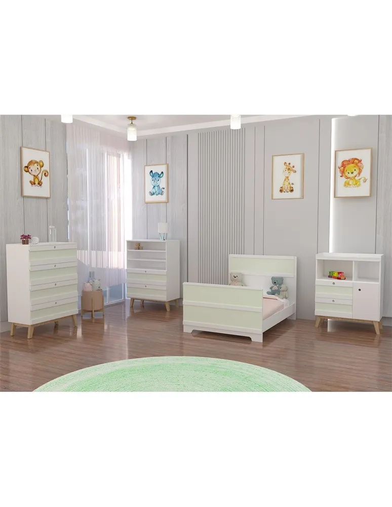 Cómoda con cambiador Wilhem Muebles Wilhem de melamina