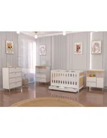 Cómoda con cambiador Wilhem Muebles Caeli de melamina