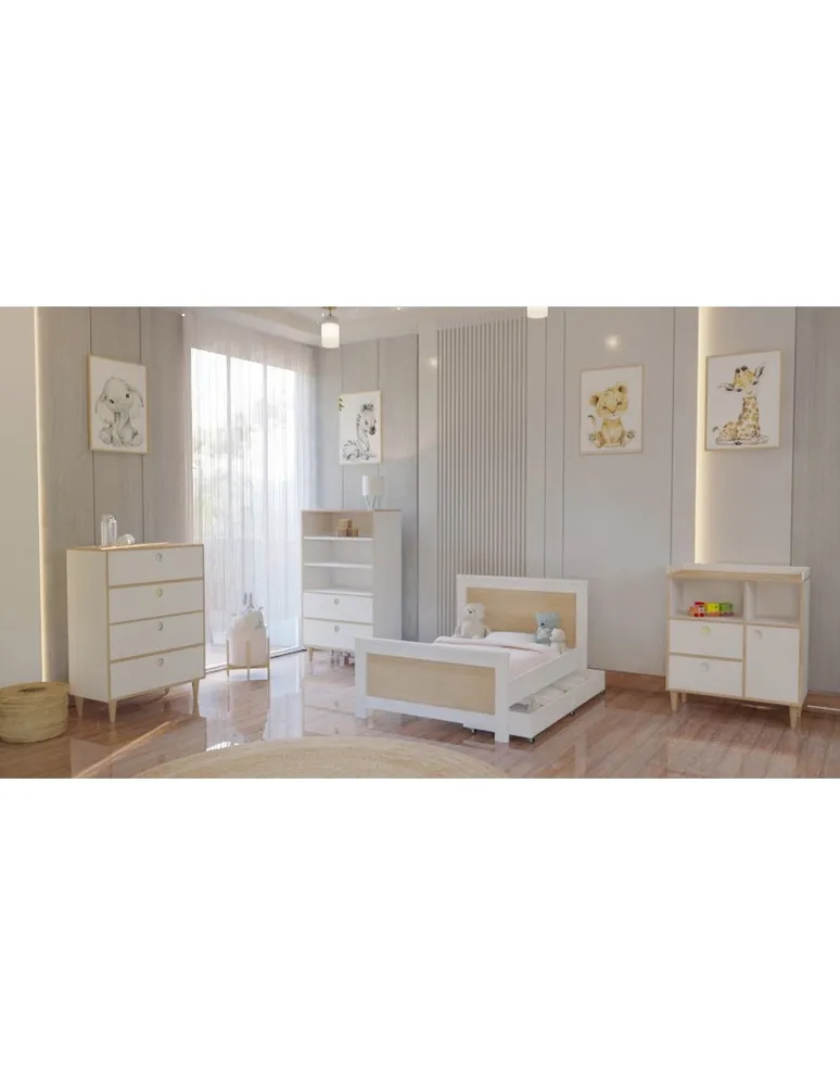 Cómoda Wilhem Muebles Caeli de melamina