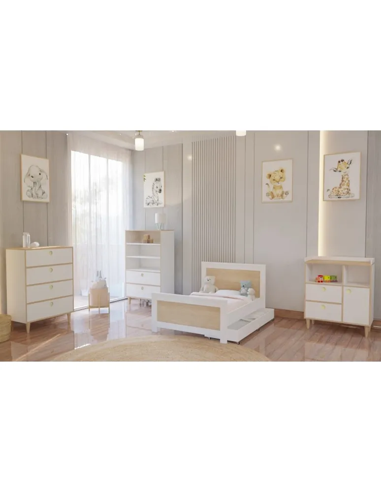 Cómoda Wilhem Muebles Caeli de melamina