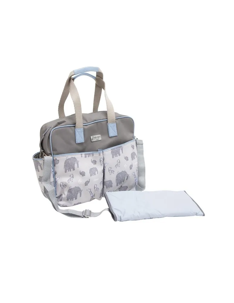 Pañalera Gris Back Pack Babuu Baby ® – babuu baby