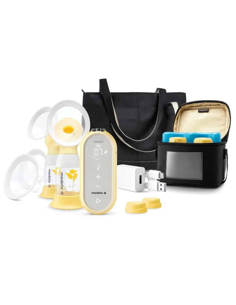 Medela Extractor de leche | Swing Maxi Double Electric | Extractor de leche  portátil | USB-C recargable | Bluetooth | Sistema cerrado | con bolsa de