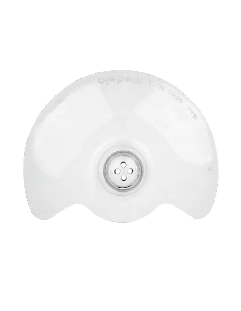 MEDELA , Pezoneras Contact Talla S 20mm Baby Boys, Blanco (White