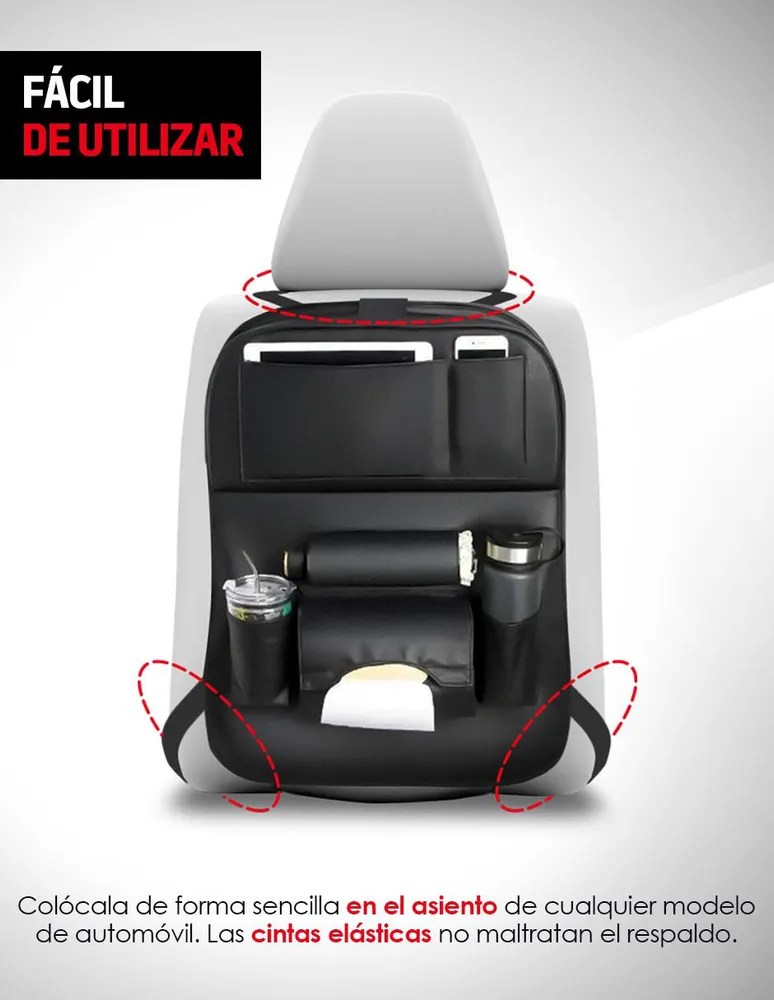 Organizador para auto asiento trasero Redlemon