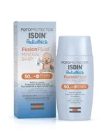 Protector solar FPS 50 Fusion Fluid Mineral Baby Isdin Pediatrics 50 ml