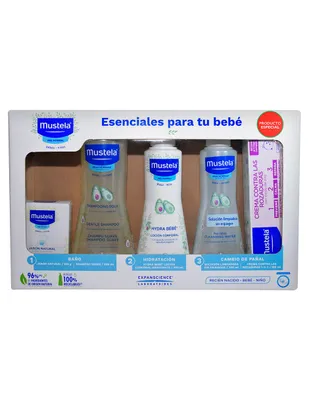 Set de baño y cuerpo para hidratar Mustela 5 piezas