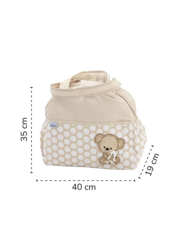 Pañalera backpack  Chiquimundo Teddy Bear