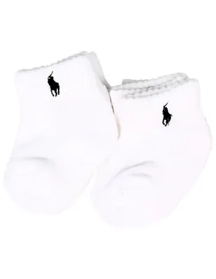 Set de calcetines lisos Polo Ralph Lauren algodón para bebé
