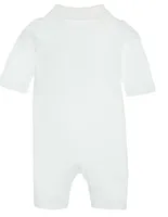 Mameluco liso Polo Ralph Lauren de algodón para bebé