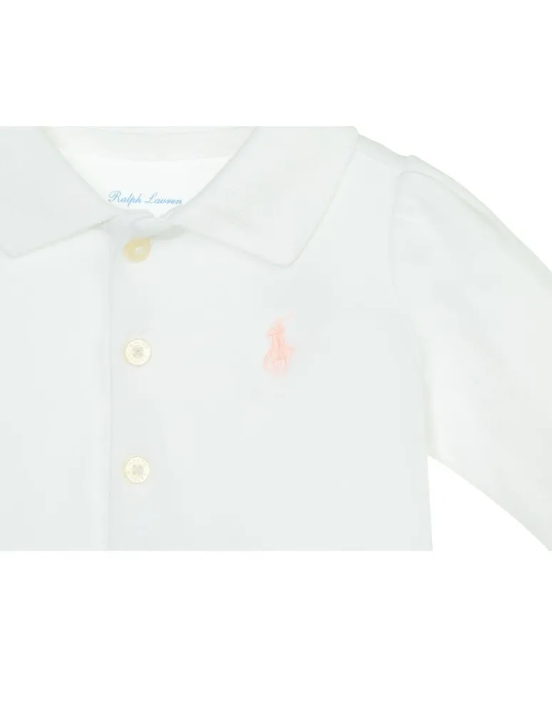 Mameluco liso Polo Ralph Lauren de algodón para bebé