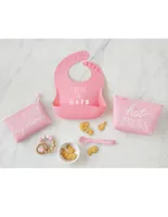 Set de Bolsa Babero Cuchara Mud Pie para bebé