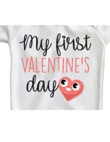 Pañalero Plash estampado My First Valentine Corazón para bebé