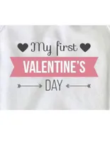 Pañalero Plash estampado My First Valentine Day para bebé