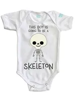 Pañalero Plash estampado Skeleton Boy para bebé