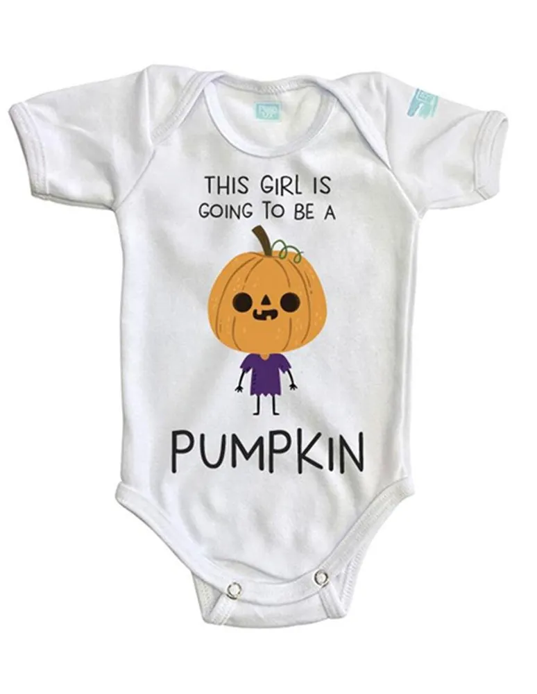 Pañalero Plash estampado Pumpkin Girl para bebé