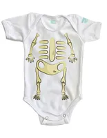 Pañalero Plash estampado Esqueleto para bebé