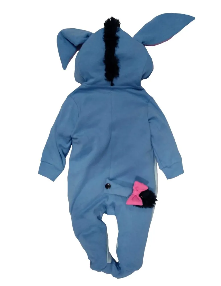 Mameluco Disney Eeyore con gorro bordado para bebé