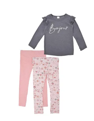 Conjunto legging Baby Creysi de algodón para niña