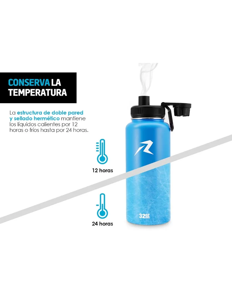 Termo Steiner de acero inoxidable con tapa rosca 450 ml