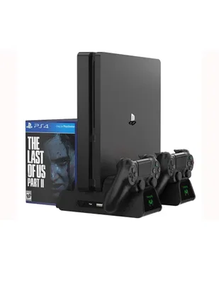 Base Vertical Enfriadora Apoya Juegos Dobe para PlayStation 4, Slim y Pro