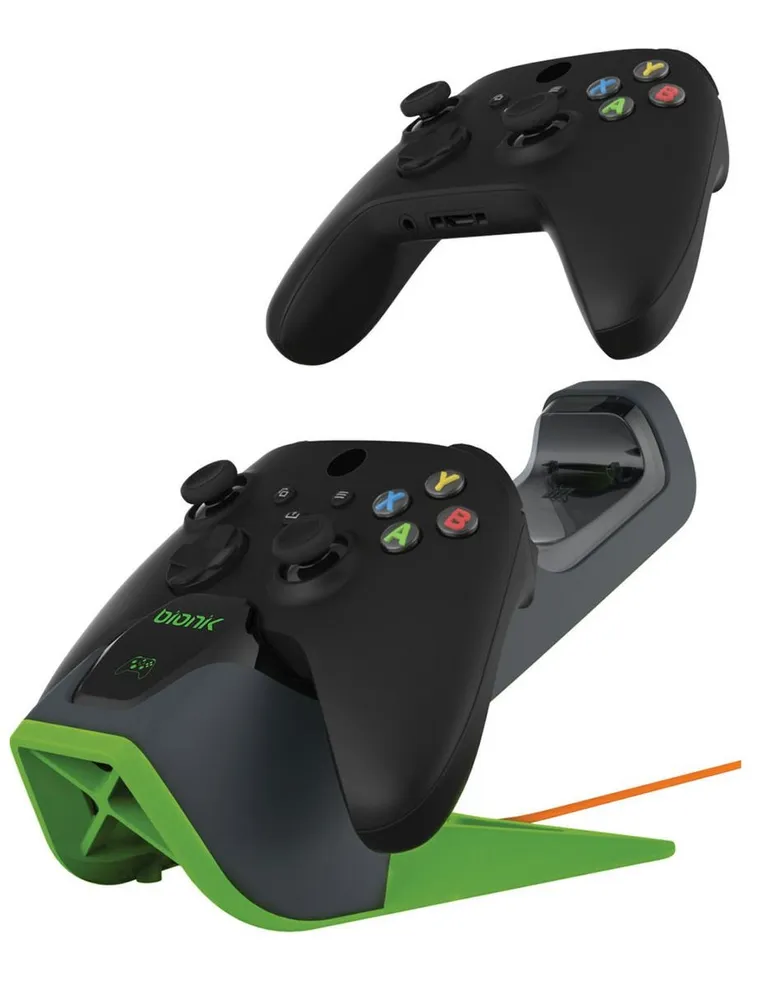  Cargador de control compatible con Xbox One, batería recargable  YCCTEAM compatible con Xbox One, Xbox One X, Xbox One S, Xbox One Elite,  estación de carga con 2 baterías de 1200