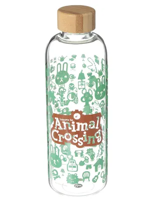 Botella de agua Nintendo Animal Crossingg de vidrío