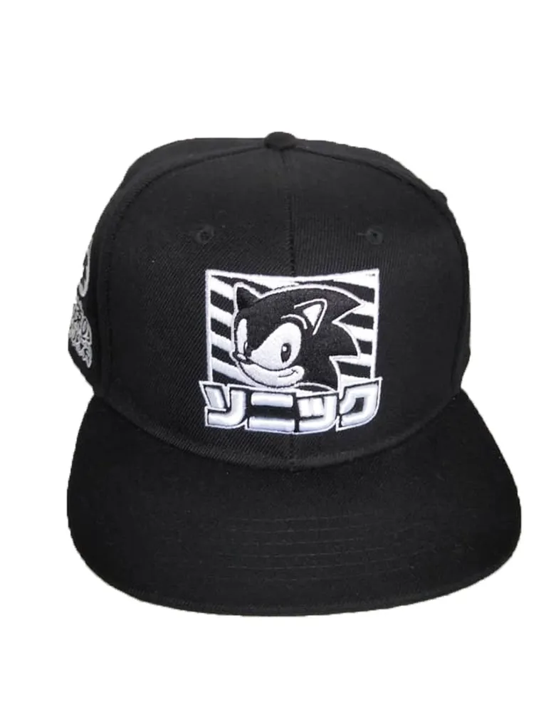 Gorra visera plana broche Sega Sonic para niño