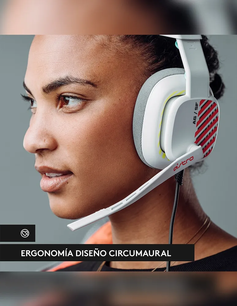 Audífonos Gamer Over-Ear Astro A10 alámbricos con cancelación de ruido