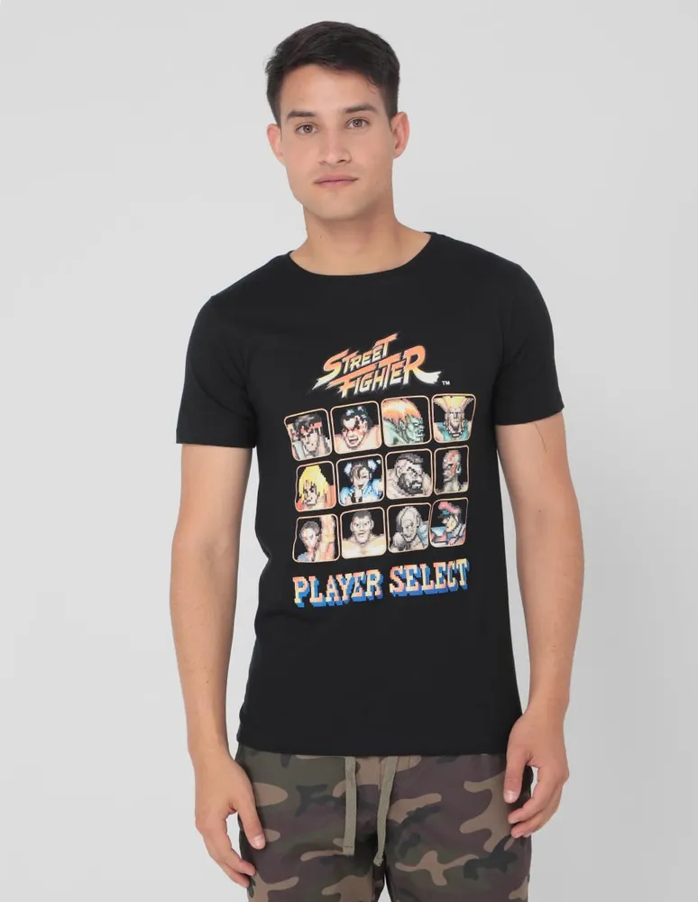 Playera Black Storm manga corta hombre