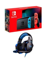 Consola Nintendo Switch de 32 GB Edición Bundle + Audífonos