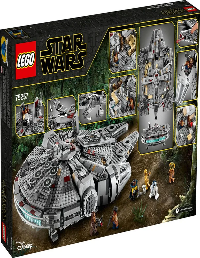 Halcón Milenario Gigante 1351 Piezas - Lego Star Wars 75257