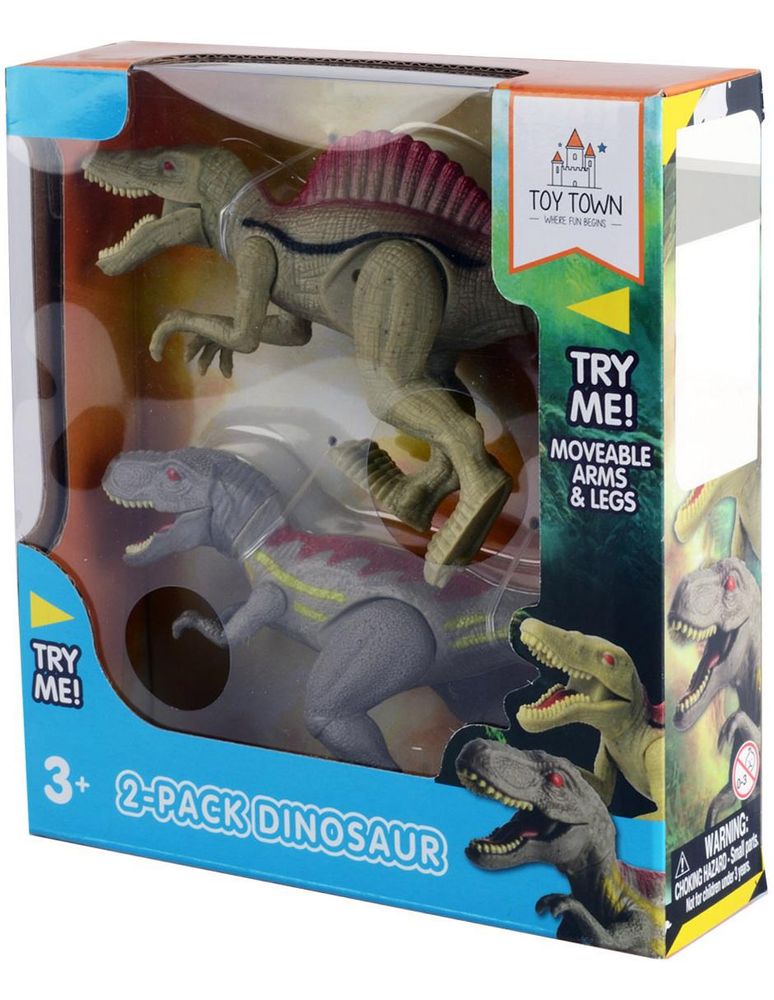 Set figuras T-Rex Toy Town articulado