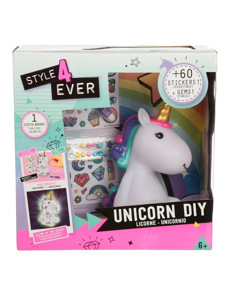 Lampe DIY Canal Toys - Style 4 Ever - Licorne - Beauté